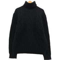 古着 00年代 ギャップ GAP ケーブル編み タートルネック コットンニットセーター メンズM相当/eaa472615