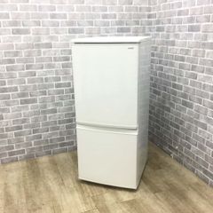 シャープ 冷蔵庫 2ドア 137L どっちもドア SJ-D14D-W 