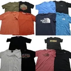 古着卸 まとめ売り アウトドアブランドMIX 半袖Tシャツ 14枚セット (メンズ Ｍ /Ｌ ) ノースフェイス マーモット 中古 古着 NB5792