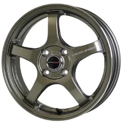 ホイール4本セット CROSS SPEED CR5 ブロンズメタル 14インチ 4.5J+45 4H-100のサムネイル