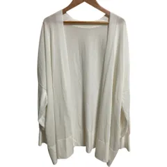 美品 24SS MUSE Deuxieme classe ミューズ ドゥーズィエムクラス shake code カーディガン ホワイト レディース 古着 中古 USED