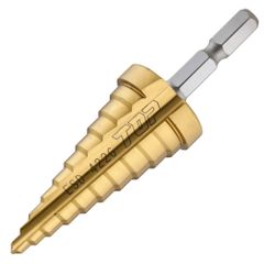 トップ (TOP) 電動ドリル用 六角シャンク ステップドリル 4~22mm チタンコーティング ESD-422G 燕三条 日本製