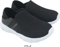 ひんやりインソールで足元涼しい レディース スニーカー サンダル サボサンダル バブーシュ クロッグサンダル 軽量 春 夏 母の日 FCクロウ FC CROW taflh5938 ブラック L（24.0～24.5cm）