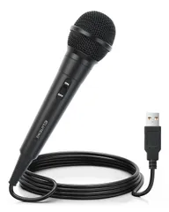 新品 ELUTENG For Switch Nintendo カラオケマイク 3Mケーブル付き USB接続 ゲーム用マイク カラオケ joysound ブラック PC/PS5/PS4/PS3/Xbox One/Xbox 360/Wiiに対応