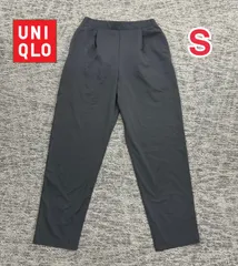 美品 UNIQLO ユニクロ ウルトラストレッチ アクティブエアリークロップドパンツ   Sサイズ グレー
