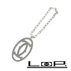 ◆SALE◆　■中古■　カルティエ キーリング バッグ チャーム 2C モチーフ シルバー SS 【224317】◇のサムネイル