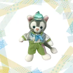 ディズニー ぬいぐるみバッジ【ジェラトーニ】カラフルハピネス ダッフィー＆フレンズ 東京ディズニーリゾート TDR