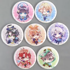 【中古】バッジ・ピンズ [単品] 集合 描きおろしちびキャラ缶バッジ7個セット 「Switchソフト ミストニアの翅望 -The Lost Delight- スペシャルステラセット」 同梱特典