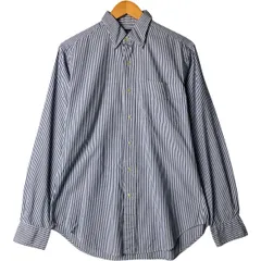 古着 ラルフローレン Ralph Lauren POLO by Ralph Lauren ANDREW 長袖 コットンストライプシャツ メンズM相当/eaa578518