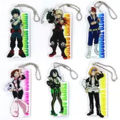 【中古】雑貨 全6種セット 「僕のヒーローアカデミア トレーディングアクリルキーホルダー～Battle Complete!!～」 ヒーロープラザ限定