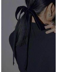 AMERI VELVET RIBBON HAIR HOOK