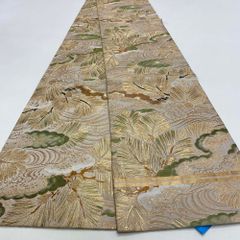 丸帯 アンティーク ヴィンテージ 全通 金帯 402cm 花嫁衣装 貸衣装 中古 リサイクル 結婚式 婚礼 着付け 舞台 きもの 着物 4147