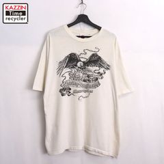 90s ハーレー USA製 ビンテージTシャツ 3XL 白 イーグル 8429 - メルカリ