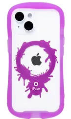 iFace Reflection Neo Magnetic iPhone 15 ケース MagSafe 対応 クリア 強化ガラス (クリアパープル/ペイント)【アイフェイス アイフォン15 用 iphone15 用 カバー マグセーフ ストラップホール 】