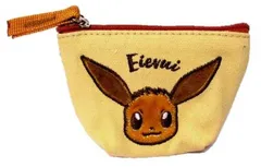 154814 帆布船型ミニポーチ ポケットモンスター （ イーブイ ベージュ系 ） （ ポケモン モンスターボール ピカチュウ ポーチ ケース 小物入れ 財布 キッズ )