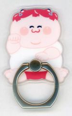 [중고] 모바일 잡화 뚱뚱한 카루비 아크릴 스마트 폰 링 [가상 유튜버 레드 뷰 카루비]