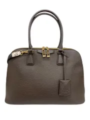 ココセリュックスゴールド ハンドバッグ ブラウン レザー 2WAY ITV08IOYHX06