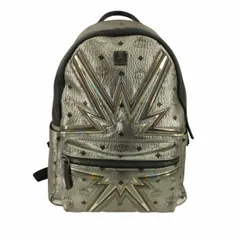 エムシーエム MCM Stark Cyber Flash Medium Backpack Silver メンズ 表記無 のサムネイル