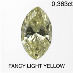 【新品】FANCY LIGHT YELLOW ダイヤモンドルース