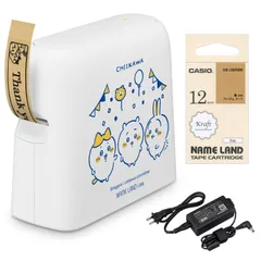 【在庫セール】カシオ ラベルライター ネームランドi-ma ちいかわモデル スマホ・PC対応 KL-SP100-CK テープ付きセット KL-SKCK (3.5mm-24mm幅)