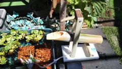 格安、児童向け小型ししおどし、電池式