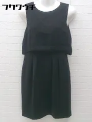 ◇ GRACE CONTINENTAL グレースコンチネンタル ノースリーブ 膝丈 ワンピース ブラック レディース 【中古】 【1002800395422】のサムネイル