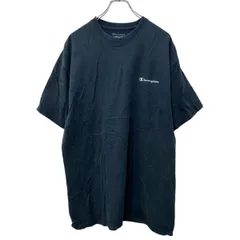 Champion 半袖 ロゴTシャツ XL ブラック チャンピオン ワンポイント ビッグサイズ 古着卸 アメリカ仕入 a704-5139