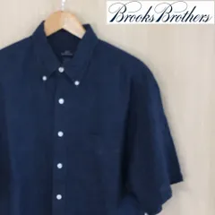 古着　346  BROOKS   BROTHERS   半袖　リネンシャツ
