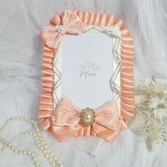 【Sale】気まぐれ#40 フリル くるくるリボン 2色/B7/硬質ケース
