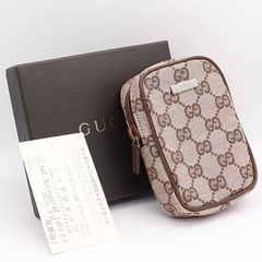 749箱付✨未使用✨GUCCI グッチ シガレットケース ポーチ GGキャンバス