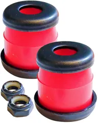 【スケートボード ブッシュ ゴム 　ハード　95a レッド】スケートボード、スケボー、サーフスケート、ロングボード、サフスケ、ロンスケ、スケートボードパーツ、スケートボード部品、クルーザー、ミニクルーザー、カスタム、オリジナル、消耗品、WLNTSKATE