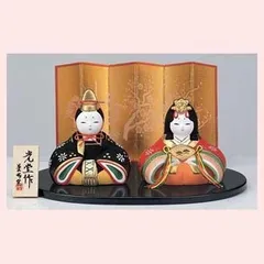雛人形　お値下げ中　豆雛　ハンドメイド③ 木目込み雛 木目込雛人形 彩鳳雛 正絹 まりと舞桜 / おしゃれでコンパクトな