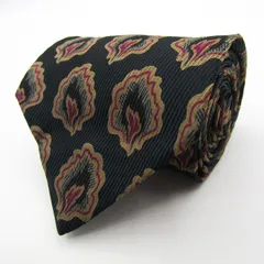 マリオヴァレンティノ ブランド ネクタイ シルク 総柄 ハンドメイド PO メンズ ブラック MARIO VALENTINO 【中古】