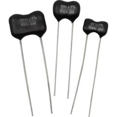 コンデンサ Capacitor - 500V, Silver Mica, ± 5%, 250 pF