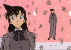【中古】クリアファイル 毛利蘭 A4クリアファイルセット(2枚組) 「セガ ラッキーくじ 名探偵コナン Vintage Look」 K賞