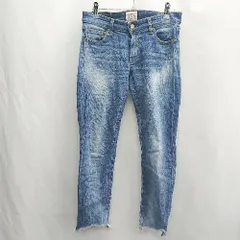 ◇ Θ Ungrid アングリッド ダメージ加工 ストレートジーンズ サイズ25 ライトブルー レディース E  【1502030023602】