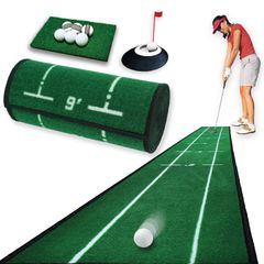 パターマット 9点セット 【アプローチも練習できる】パター練習マット ゴルフ パターカップ SEAVER GOLFのサムネイル