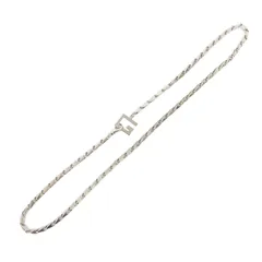 GUCCI グッチ ベルト サイズ:FREE | メタルチャーム チェーン ベルト | ロゴ ヴィンテージ | シルバー | ハイブランド ファッション アイテム 小物【レディース】【中古】