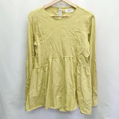 ◇ OPAQUE.CLIP オペークドットクリップ 長袖 チュニック サイズ38/M マスタード系 レディース E  【1407020056465】