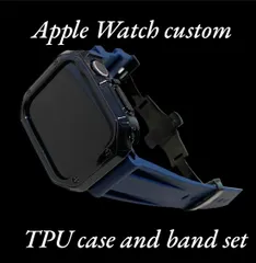 Bn カスタム セット アップルウォッチバンド ラバーベルト Apple Watch カバー ケース メンズ レディース 38mm 40mm 41mm  42mm44mm45mm46mm49mm
キラキラ　極艶コーティング　シリコンバンド