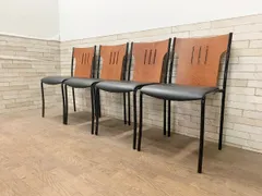 美品✴︎2脚セット✴︎コクヨ スタッキングチェア 木製 スチール レザー 合皮 イス 2025年最新】kokuyoスタッキングチェアーの人気アイテム - メルカリ