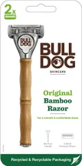 ブルドッグ Bulldog 5枚刃 オリジナル バンブーホルダー 替刃2コ付 髭剃り カミソリ メンズ　配送種別：MRのサムネイル