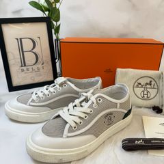 HERMES エルメス キャンバススニーカー エンヴィ サイズ44 - メルカリ