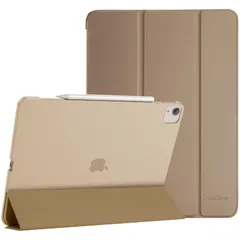【迅速発送】ProCase iPad Pro 12.9 ケース 第6/5/4/3世代に適用（2022 2021 2020 2018） スリム 三つ折り スタンド スマートカバー Pencilのペアリングと充電に対応 - スターライト