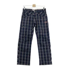 サイズ：32 OAKLEY オークリー  ストレッチパンツ チェック柄 ネイビー系 [240101421653] ゴルフウェア メンズ ストスト