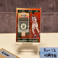 2019-2020 Panini Contenders Optic Giannis Antetokounmpo MILWAUKEE BUCKS Season Ticket カード
