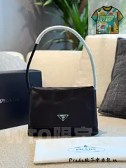 PRADA ホボバッグ ブラックシルバー - 28cm クラシックデザイン [本日特価|新品未使用品]