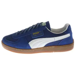 PUMA (プーマ) SUPER TEAM OG スーパーチーム OG スウェードローカットスニーカー ブルー/ホワイト US9/27cm 390424-02