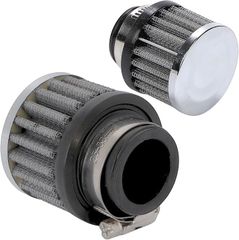 CHASO 互換品 エアクリーナー 2個 セット エアフィルター ブリーザーフィルター パワーフィルター バイク 原付 スクーター オートバイ 25mm(シルバー,  25mm / 2個セット)