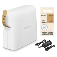 【数量限定】カシオ ラベルライター ネームランドi-ma スマホ・PC対応 KL-SP100 テープ付きセット KL-SK-SET(3.5mm-24mm幅)